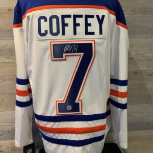 Paul Coffey Signed Jersey - White - COA AJ