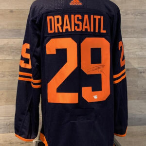 Leon Draisaitl Signed Jersey - Navy - COA Fanatics