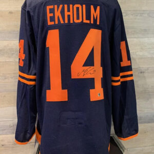 Mattias Ekhom Signed Jersey - Navy - COA East Coast