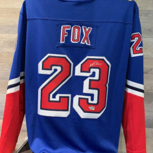 Adam Fox Signed Jersey - Blue - COA Fanatics