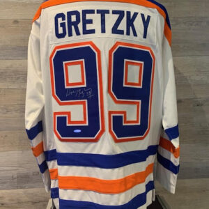 Wayne Gretzky Signed Jersey - White - COA JSA