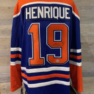 Adam Henrique Signed Jersey - Blue - COA AJ