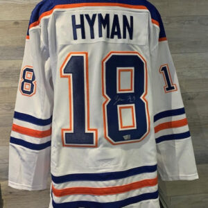 Zach Hyman Signed Jersey - White - COA Fanatics