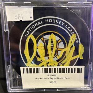 Ray Bourque Signed Boston Puck