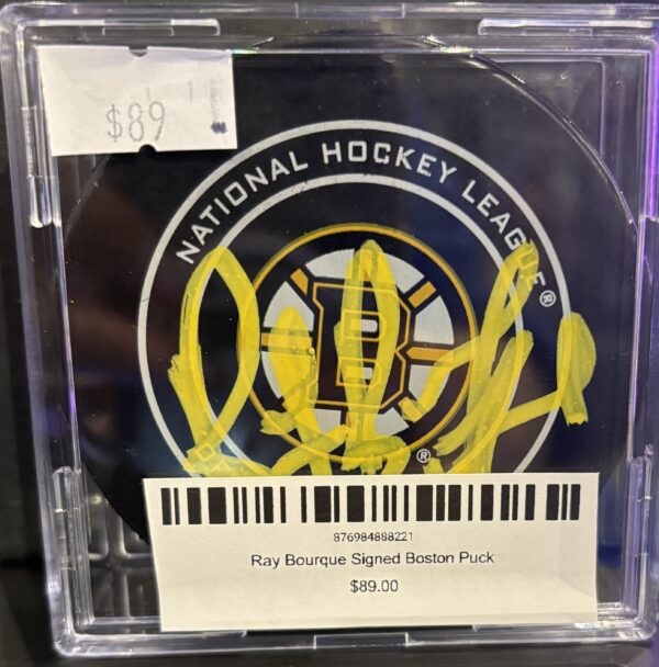 Ray Bourque Signed Boston Puck