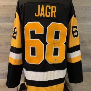 Jaromir Jagr Signed Jersey - Black - COA AJ