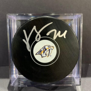 Juuse Saros Nashville Predators Signed Puck