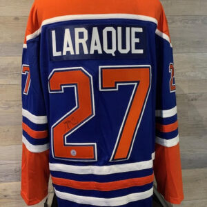 George Laraque Signed Jersey - Blue - COA AJ