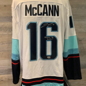 Jared McCann Signed Jersey - White - COA Fanatics