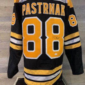 David Pastrnak Signed Jersey - Black - COA JSA