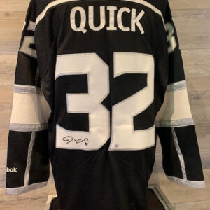 Jonathan Quick Signed Jersey - Black - COA Frameworth