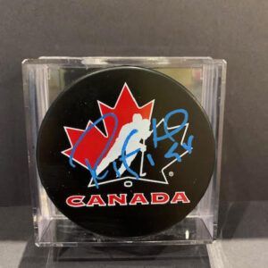 Ryan Smyth Team Canada Signed Puck