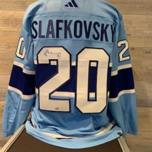Juraj Slafkovsky Signed Jersey - Reverse Retro - COA Fanatics