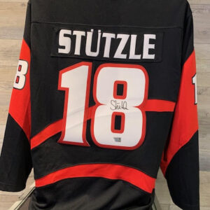 Tim Stutzle Signed Jersey - Black/Red - COA Fanatics