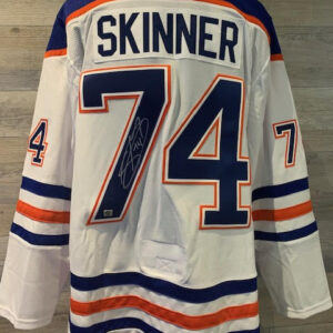 Stuart Skinner Signed Jersey - White - COA East Coast