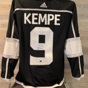 Adrian Kempe Signed Jersey - Black - COA East Coast