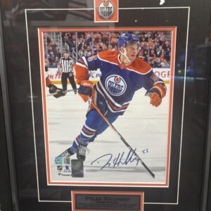 Dylan Holloway Framed 8x10 Photo
