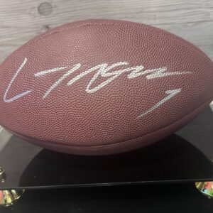 C.J. Stroud Signed Football w/ COA (Display Not Included)