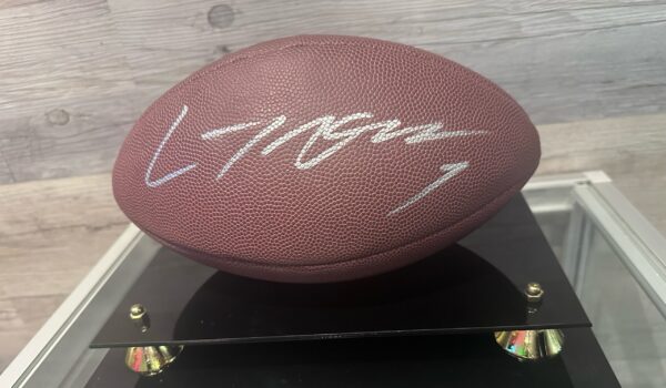 C.J. Stroud Signed Football w/ COA (Display Not Included)
