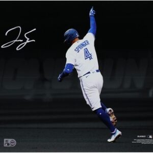 George Springer Autographed Picture COA Fanatics
