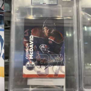 Connor McDavid Signed Poster Card W/PSA DNA
