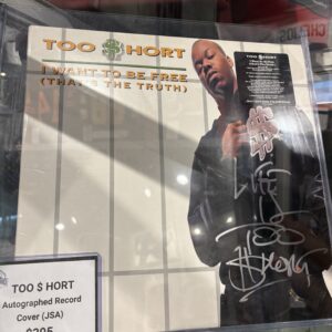 TOO $ HORT Signed Record Cover W/COA JSA