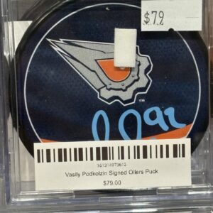 Vasily Podkolzin Signed Puck W/COA